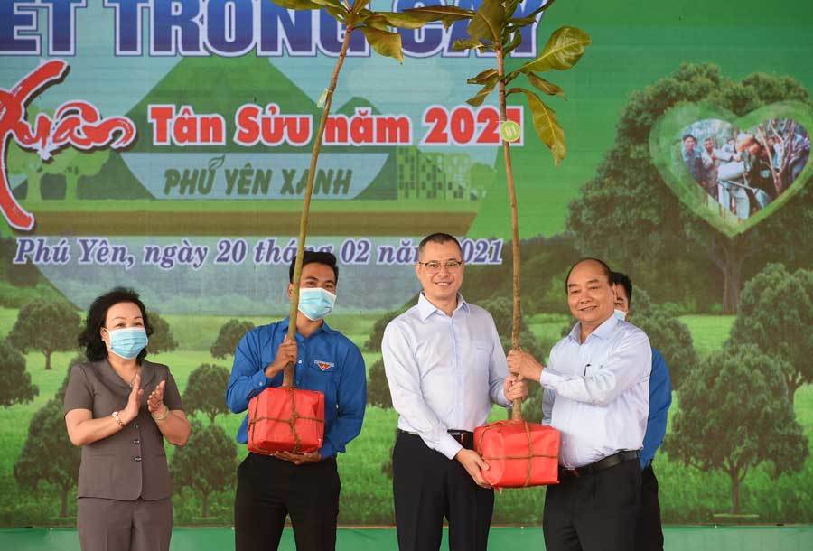 Thủ tướng Nguyễn Xuân Phúc phát động Tết trồng cây tại Phú Yên