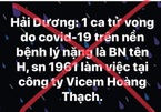 Hải Dương bác tin đồn có ca Covid-19 tử vong