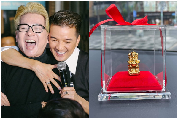 Đàm Vĩnh Hưng tặng vàng cho Vũ Hà