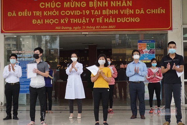 Thêm 17 bệnh nhân Covid-19 ở Hải Dương khỏi bệnh