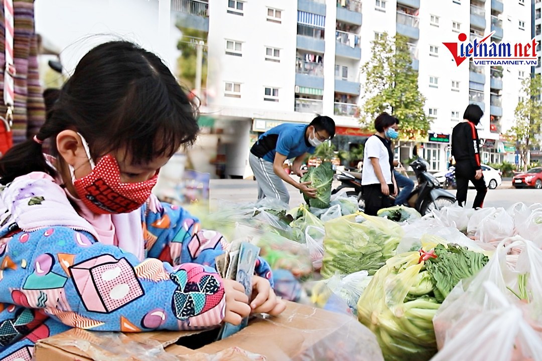 Quầy hàng 0 đồng, lấy tùy ý trả tùy tâm ‘giải cứu’ nông sản Hải Dương