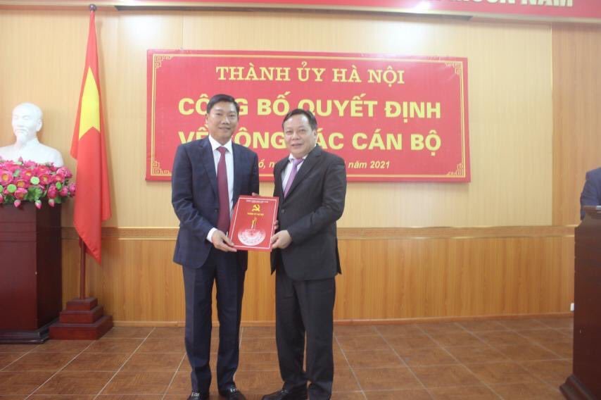 Bí thư quận Tây Hồ làm Giám đốc Sở Kế hoạch và Đầu tư Hà Nội