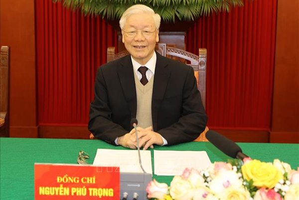 Bộ Chính trị gặp mặt thân mật các vị nguyên Ủy viên Bộ Chính trị, Ban Bí thư, Trung ương khóa XII