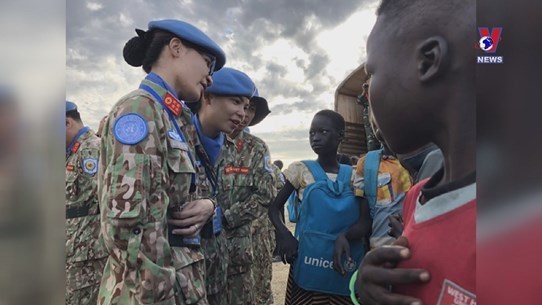 Female “blue beret” doctors