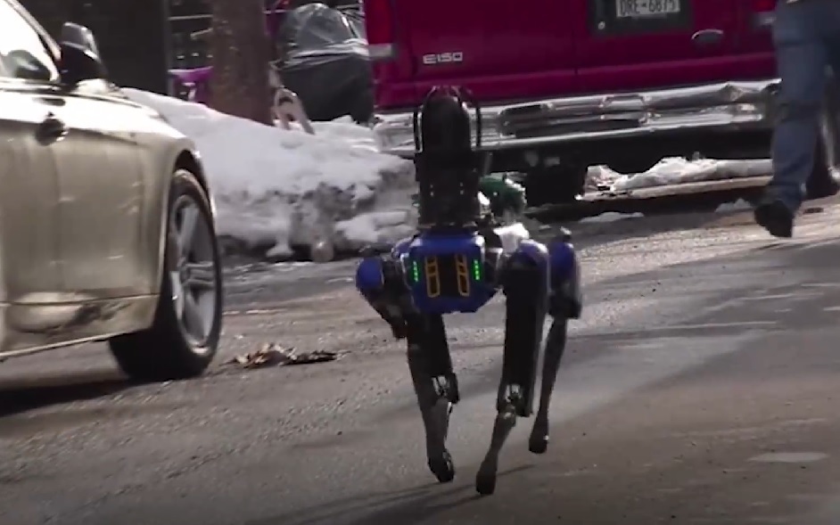 Chó robot nghiệp vụ ở Mỹ