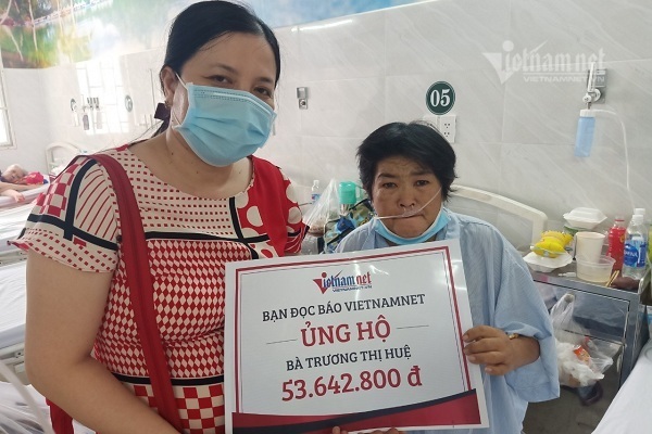 Bạn đọc VietNamNet giúp đỡ người phụ nữ đơn độc hơn 53 triệu đồng