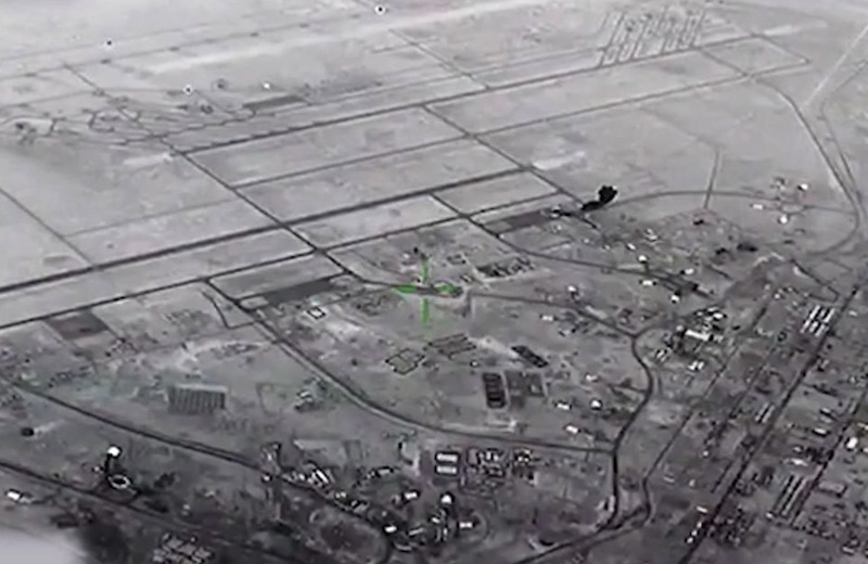 Video giải mật cảnh mưa tên lửa Iran trút tới tấp xuống căn cứ Mỹ