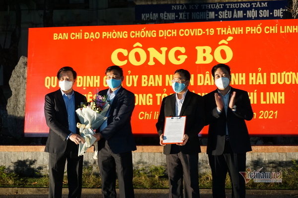 Hải Dương công bố dỡ phong tỏa TP. Chí Linh