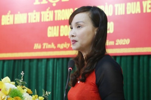 Bà Đặng Thị Quỳnh Diệp được giao quyền Giám đốc Sở GD-ĐT Hà Tĩnh