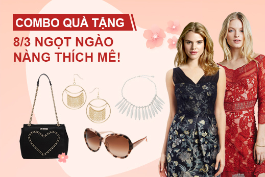 Combo quà tặng 8/3 ngọt ngào, nàng thích mê!