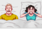 Bảy rắc rối của các cặp vợ chồng khi chung giường