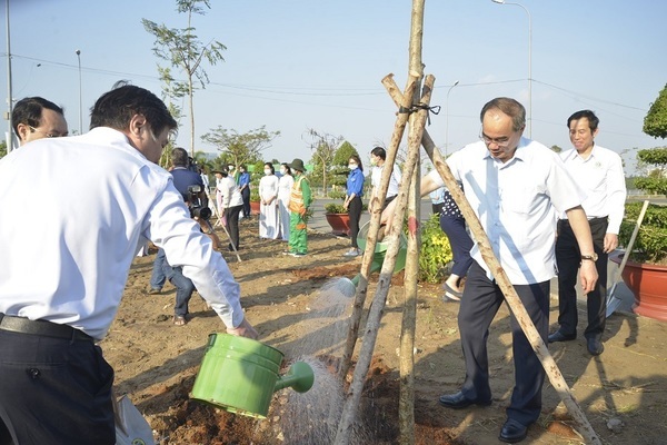 TP.HCM trồng nửa triệu cây xanh trong năm 2021