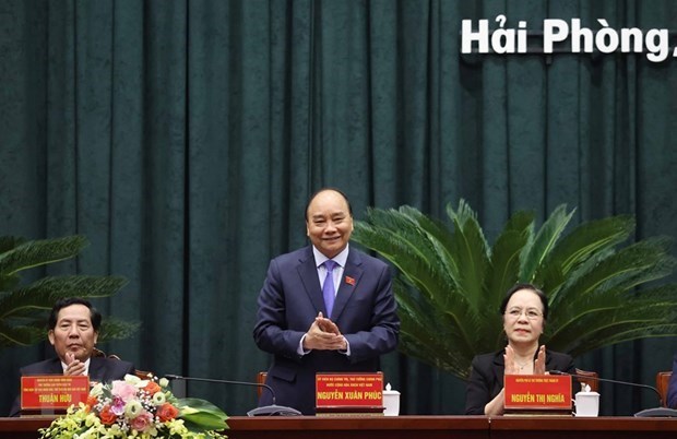 PM Nguyen Xuan Phuc meets Hai Phong voters