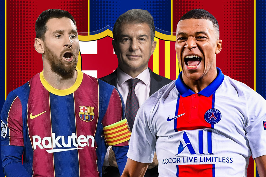 Tân chủ tịch Barca: Giữ Messi, mua Mbappe