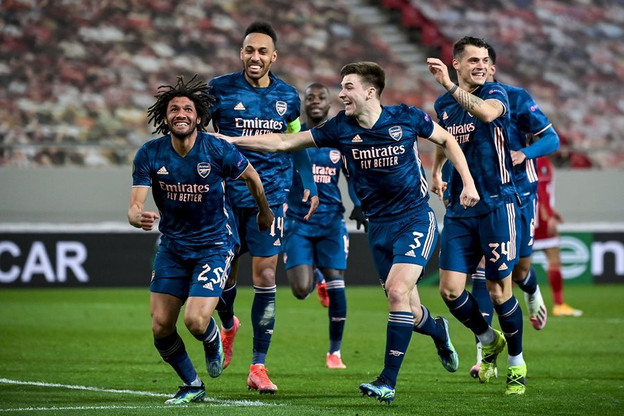 Đè bẹp Olympiacos, Arsenal đặt 1 chân vào tứ kết Europa League