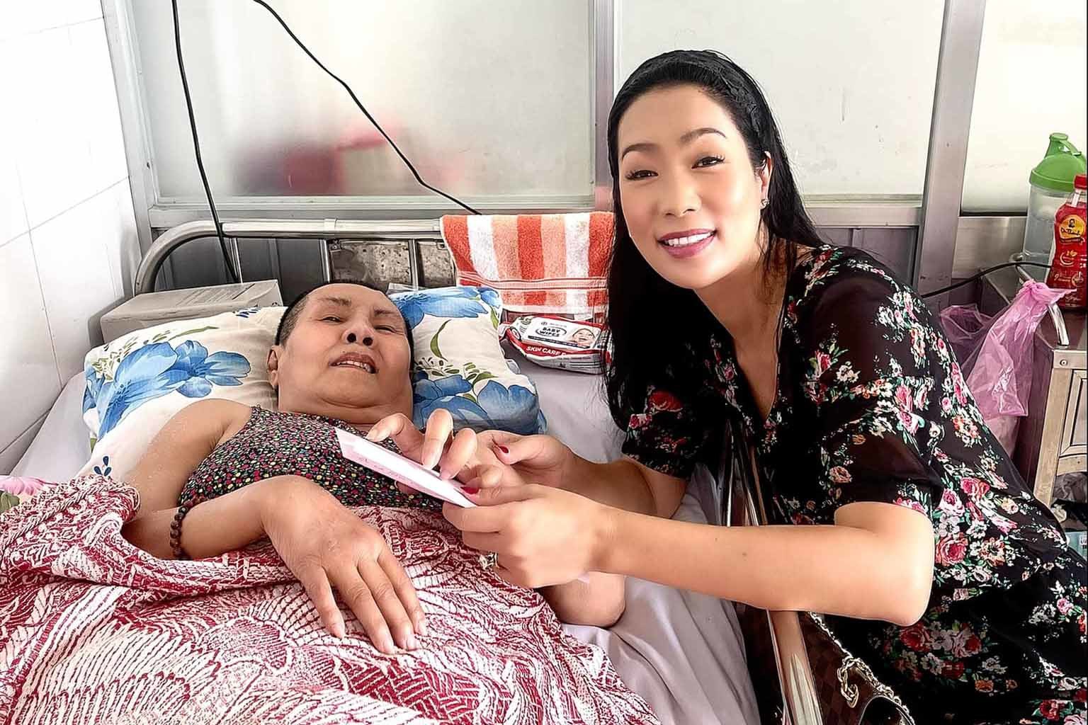 Trịnh Kim Chi kêu gọi hơn 400 triệu đồng ủng hộ nghệ sĩ Hoàng Lan