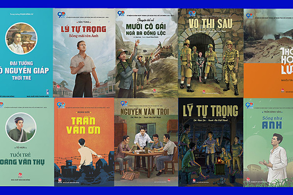 Ra mắt bộ sách về các anh hùng tuổi trẻ Việt Nam