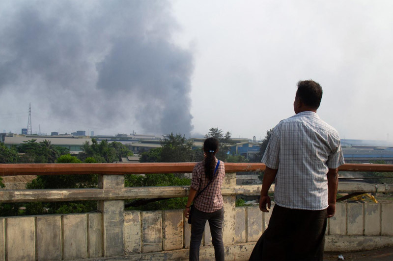 Hàng chục nhà máy Trung Quốc ở Myanmar bị tấn công