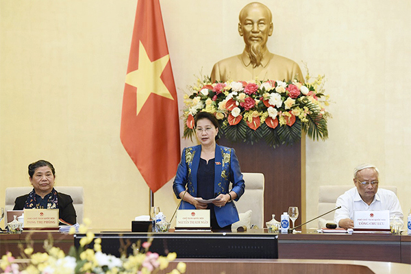 Chủ tịch Nguyễn Thị Kim Ngân chia sẻ nhiều cảm xúc cuối phiên họp Thường vụ Quốc hội