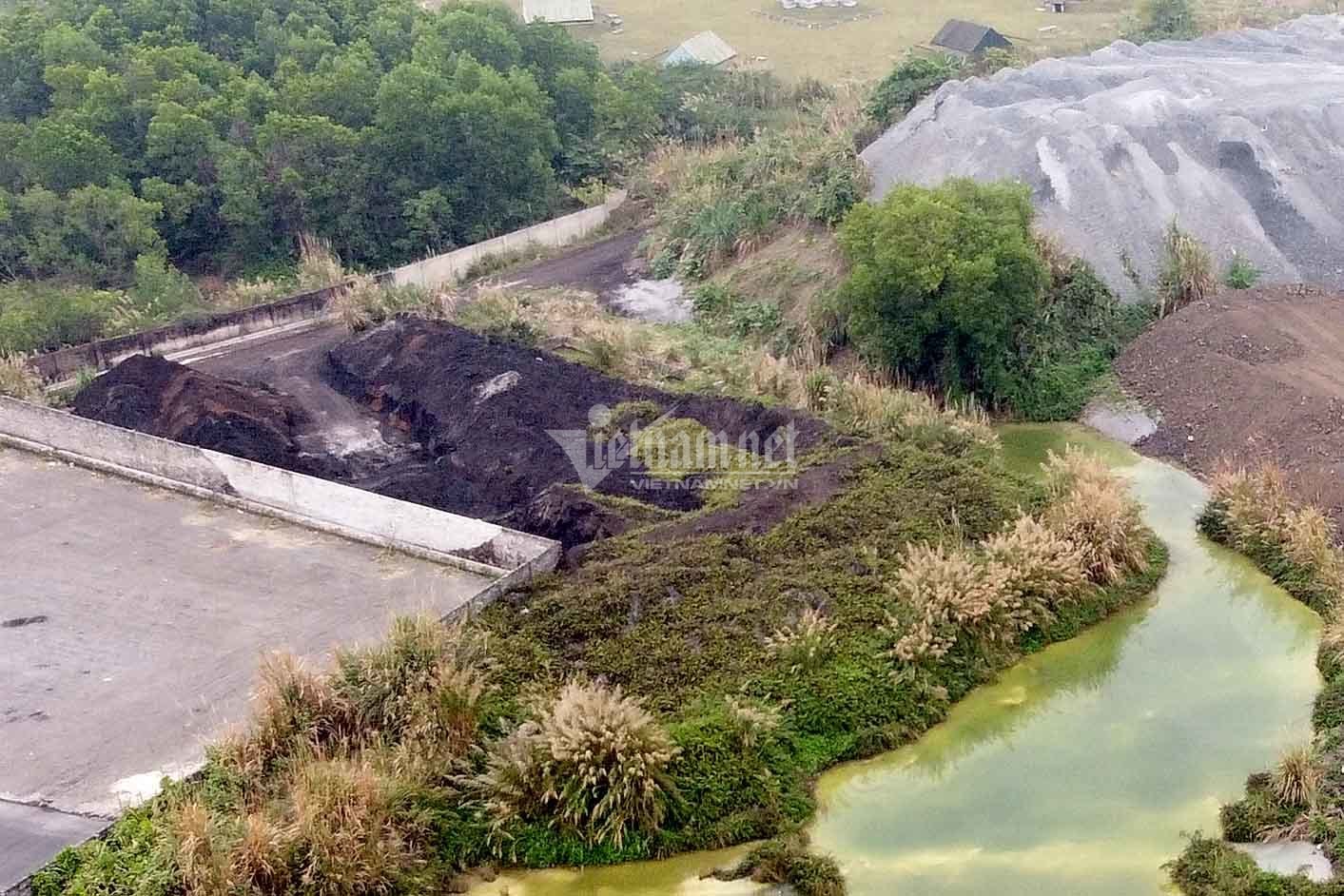 Chủ tịch tỉnh Thái Nguyên chỉ đạo khẩn vụ núi chất thải nguy hại lộ thiên