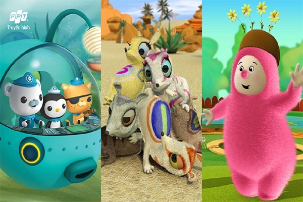 3 kênh truyền hình quốc tế siêu hấp dẫn cho trẻ từ 1 - 5 tuổi