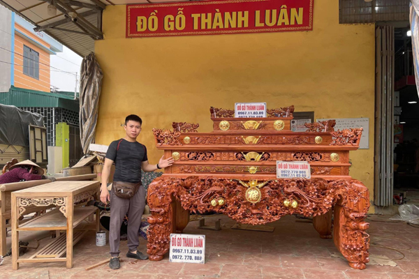 Đồ gỗ cổ truyền cao cấp Thành Luân - gìn giữ nét đẹp đi cùng thời gian