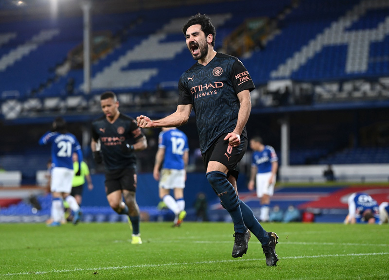 Thắng nghẹt thở Everton, Man City vào bán kết FA Cup