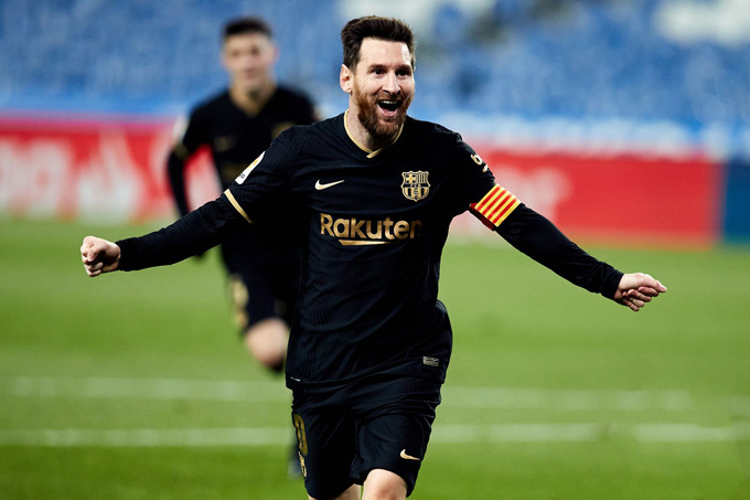 Messi bùng nổ trong ngày lịch sử, Barca thắng kiểu tennis