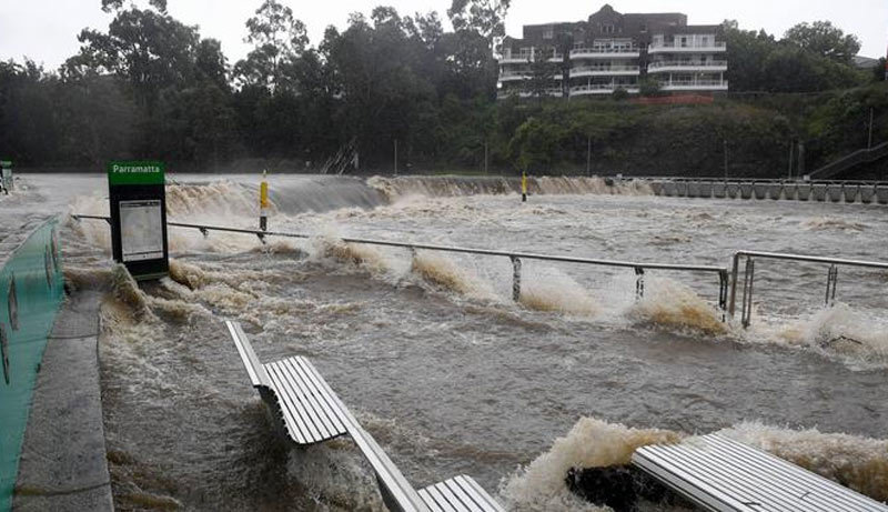 Hình ảnh Australia chịu cảnh lũ lụt 'trăm năm có một'