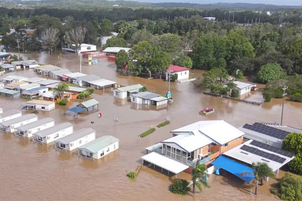 Hình ảnh Australia chịu cảnh lũ lụt 'trăm năm có một'