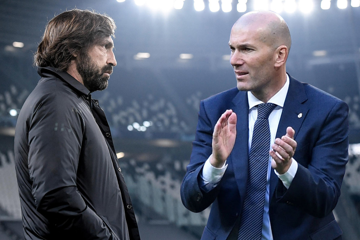 Juventus chọn Zidane nếu sa thải Pirlo