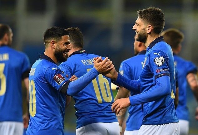Italy khởi đầu như mơ tại vòng loại World Cup 2022