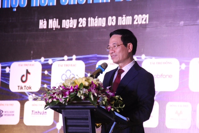 Toàn văn phát biểu của Bộ trưởng Nguyễn Mạnh Hùng tại sự kiện Gặp gỡ ICT đầu xuân 2021