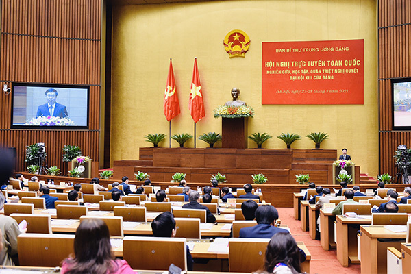 Năm Ủy viên Bộ Chính trị quán triệt Nghị quyết Đại hội XIII đến hàng triệu đảng viên