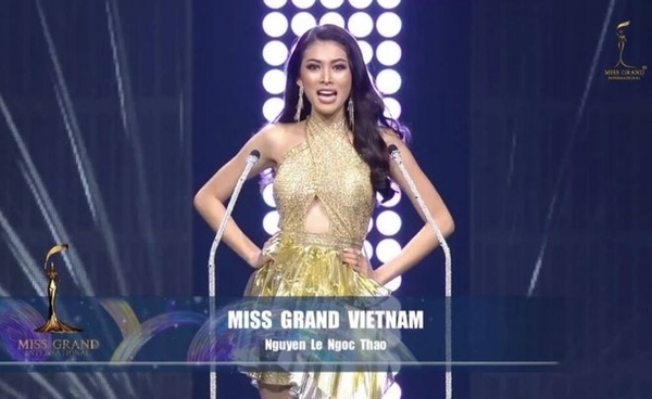 Vietnam contestant finishes in Miss Grand International top 20