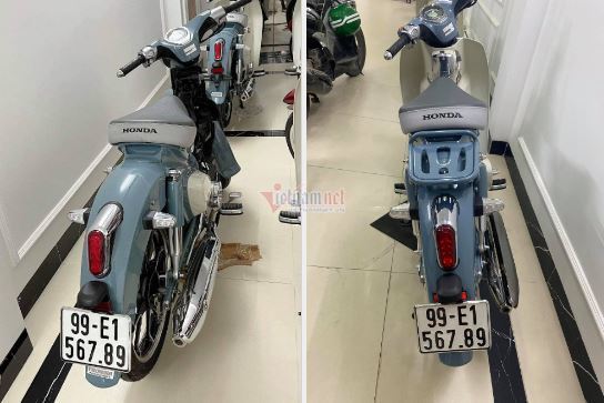 Honda Cub C125 biển số VIP giá 300 triệu đồng tại Hà Nội