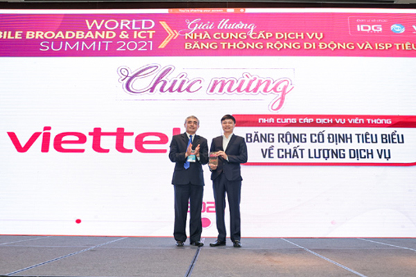 Viettel lập cú hattrick giải thưởng lĩnh vực viễn thông và điện toán đám mây