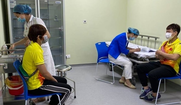 Hơn 180 HLV, VĐV Việt Nam được tiêm vắc xin phòng Covid-19