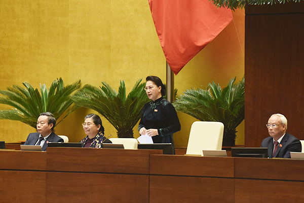 Bà Tòng Thị Phóng, ông Uông Chu Lưu và ông Phùng Quốc Hiển rời ghế Phó Chủ tịch Quốc hội