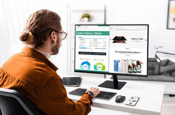 Làm việc, giải trí ‘all-in-one’ tại gia với màn hình Samsung M7 | M5