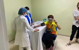 First athletes vaccinated against COVID-19 for int’l competitions