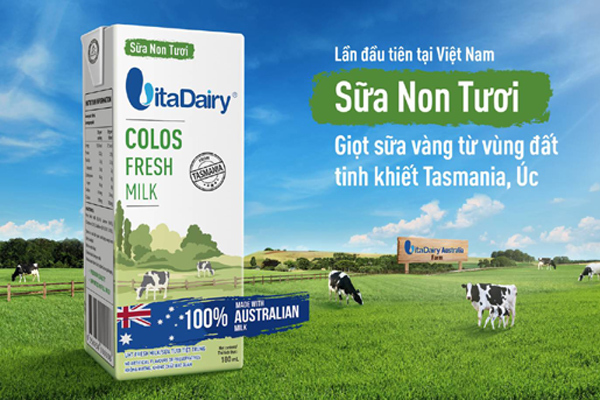 VitaDairy ‘lấn sân’ thị trường sữa tươi