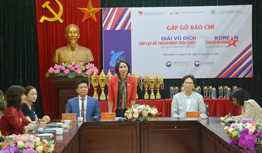 Gần 1.000 VĐV tham dự giải vô địch các CLB taekwondo 2021