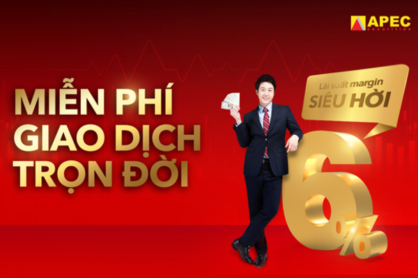 Miễn phí giao dịch trọn đời khi mở tài khoản mới tại Chứng khoán Apec