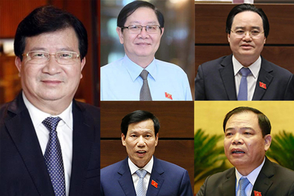 Phó Thủ tướng Trịnh Đình Dũng và 12 bộ trưởng rời ghế ở Chính phủ