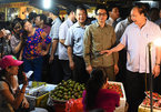 The politician who goes to wholesale market, wades in water to visit people