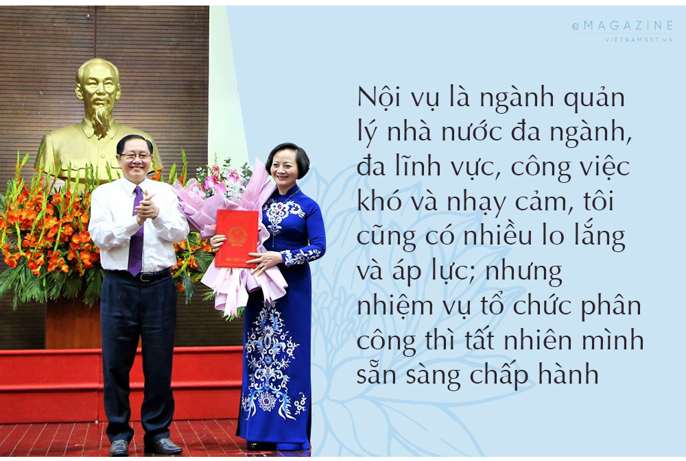 Phạm Thị Thanh Trà,Bộ Nội vụ