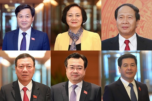 Chính phủ có 2 Phó Thủ tướng, 12 bộ trưởng mới