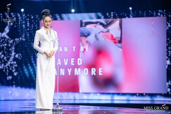 Nhan sắc Hoa hậu Hòa bình Myanmar bị truy nã