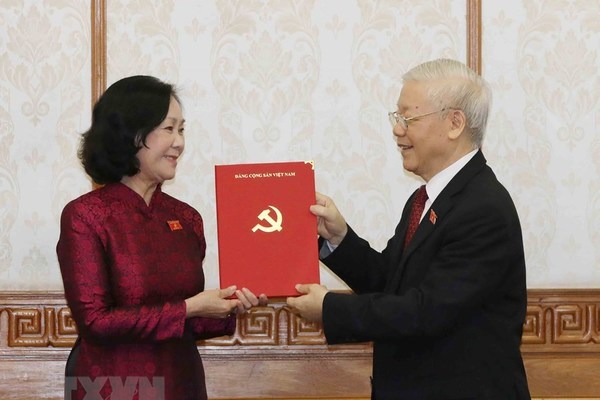 Bộ Chính trị phân công bà Trương Thị Mai làm Trưởng Ban Tổ chức Trung ương
